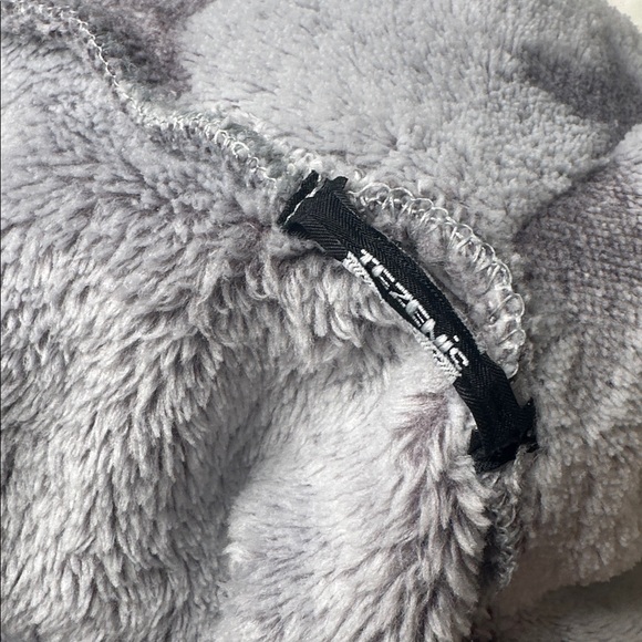 Cozy Star-Patterned Gray Robe - Picture 8 of 8